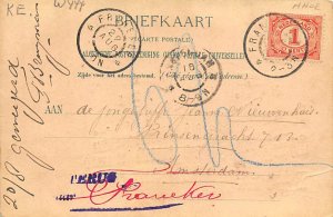 Postkantoor Amsterdam Hold to Light Postal Used Unknown 