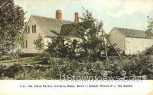 Home of Samuel Woodworth - Scituate, Massachusetts MA  