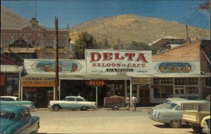 Virginia City Nevada NV Cars c1950s-60s Postcard