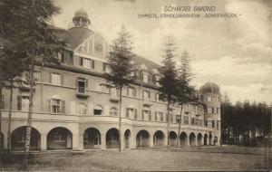 germany, SCHWÄBISCH GMÜND, Christl. Erholungsheim Schoenblick (1917)