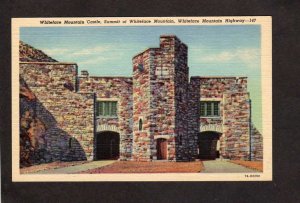 NY Whiteface Castle Mountain Highway 147 New York Linen Postcard Adirondacks