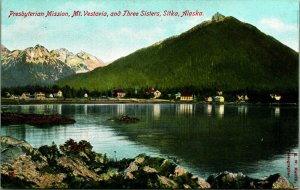 Mount Verstovaya Presbyterian Mission Sitka Alaska AK UNP DB Postcard C9