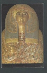 Ca 1946 PPC Egypt Wooden Coffin Of Queen Maat.ka.ra 18th Dynasty Mint