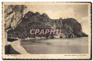 Postcard Old Candle Anse des Alguades and Black Cap