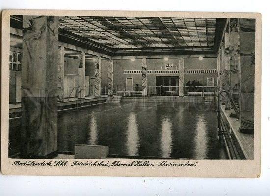 130267 LADEK-ZDROJ Poland BAD LANDECK swimming pool Vintage