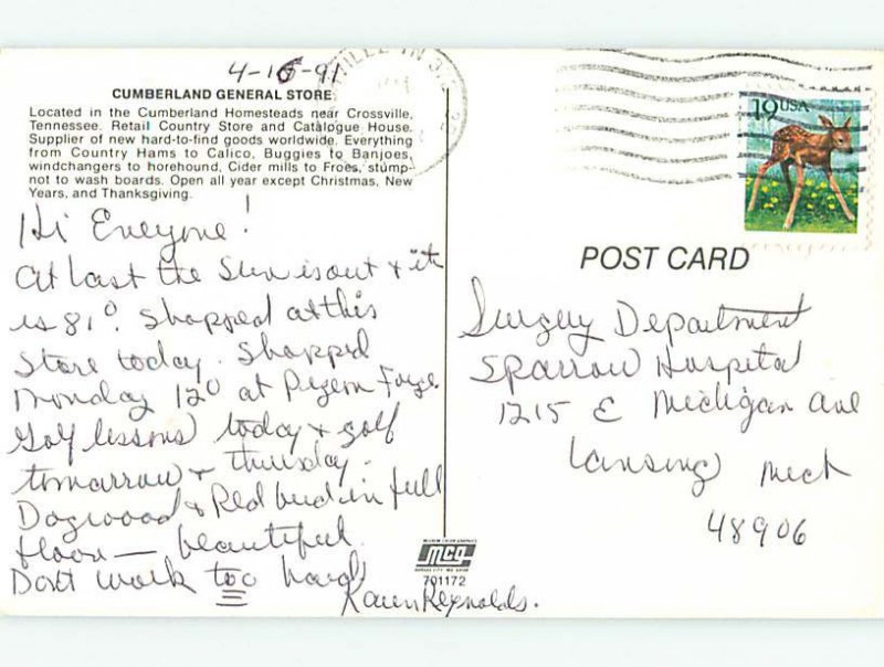 1980's STORE SHOP SCENE Cumberland City - Near Clarksville Tennessee TN AF2563