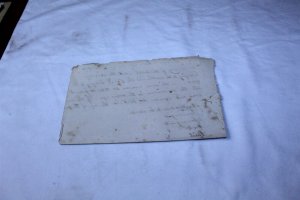 Vintage Ca. 1833 Hand Written A Rule To Calculate the Age of the Moon