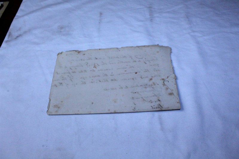 Vintage Ca. 1833 Hand Written A Rule To Calculate the Age of the Moon