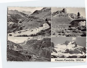 Postcard Klausen-Passhöhe, Switzerland