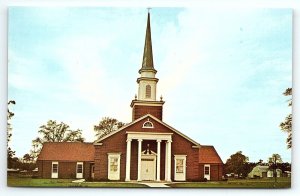 1960s BAXLEY GA GEORGIA BAPTIST CHILDREN'S HOME COOK CHAPEL POSTCARD P3843