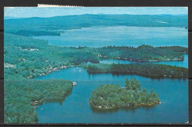 New Hampshire - Aerial View Of Lake Sunapee