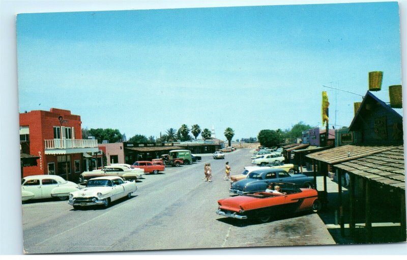 Scottsdale Arizona N Brown Street Vintage Postcard E48