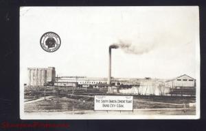 RPPC RAPID CITY SOUTH DAKOTA THE CEMENT PLANT VINTAGE REAL PHOTO POSTCARD SD