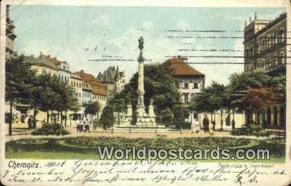 Theatertrasse m Siegesdenkmal Chemnitz Germany 1903 