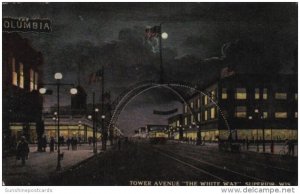 Wisconsin Superior Tower Avenue The White Way At Night