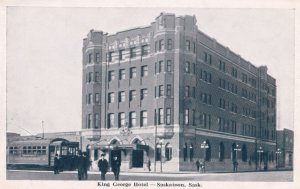 King George Hotel Saskatoon Canada Old Postcard