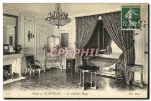 Postcard Old Palace Compiegne The Red Room