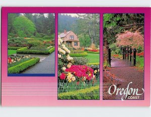 Postcard Shore Acres State Park, Oregon Coast, Coos Bay, Oregon