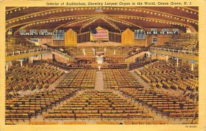 Interior of Auditorium Showing Largest Organ in The World - Ocean Grove, New ...