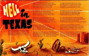 POSTCARD SCENE State of Texas TX AM8636