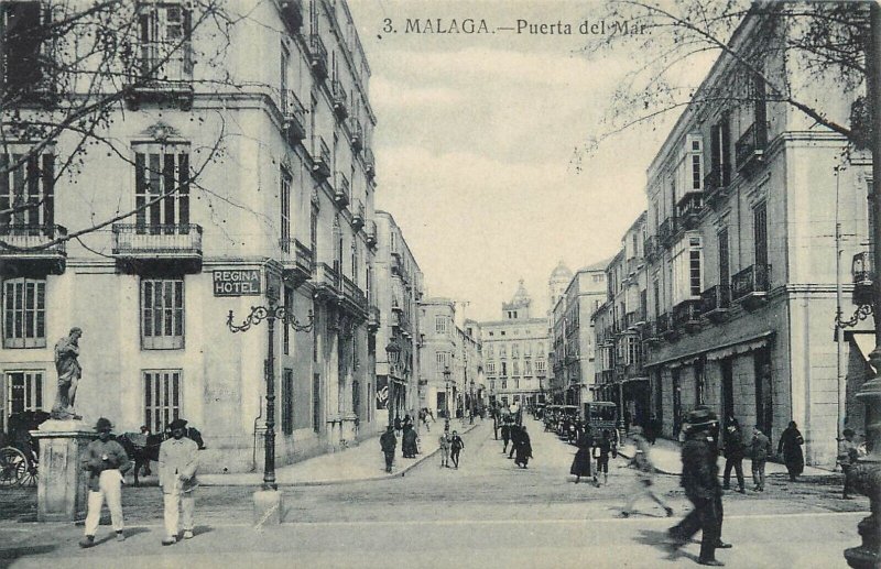 Set of 11 vintage postcards Spain Malaga