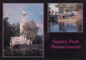 Massachusetts Westfield Stanley Park With Carillon Tower Rose Garden and Cove...