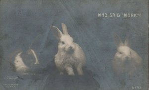 RP: Rabbits Who said WORK , 1909