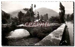 Old Postcard Argeles Gazost Old bridge over the river d & # 39Azun