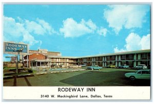 c1960 Rodway Inn Mockingbird Lane Exterior View Building Dallas Texas Postcard