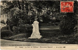 CPA Gray Parc du Chateau Monument (1273183)