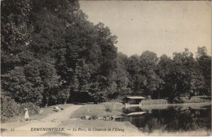 CPA ERMENONVILLE - Le Parc la Chaussée de L'Etang (130689)