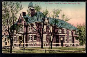 St Charles Church and School,Burlington,WI