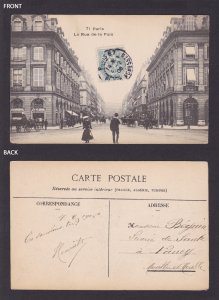 FRANCE, Postcard, Paris, Rue de la Paix