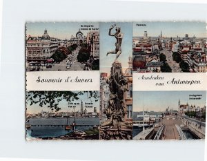 Postcard Souvenir of Antwerp Belgium