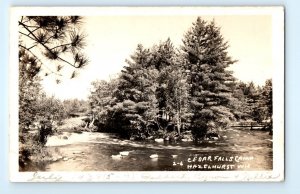 Cedar Falls Camp Hazelhurst WI Wisconsin Real Photo RPPC Postcard (FF10)