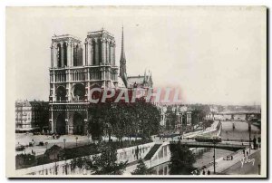 Old Postcard Paris Strolling Notre Dame de Paris general view