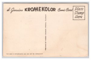 Ye-E-Oouch HELP You'd Holler Too! Comic Postcard Woman Doing Laundry