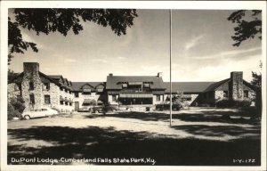 CUMBERLAND FALLS STATE PARK KY Dupont Lodge REAL PHOTO RPPC Old PC