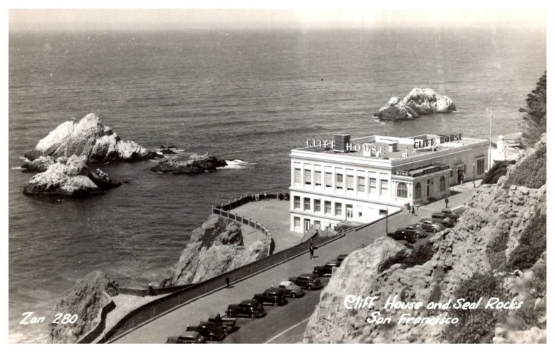 California San Francisco , Cliff House Restaurant and Seal Rocks