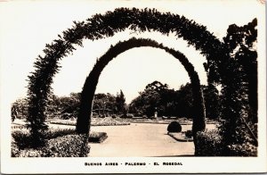 Argentina Buenos Aires Palermo EL Rosedal Vintage RPPC C066