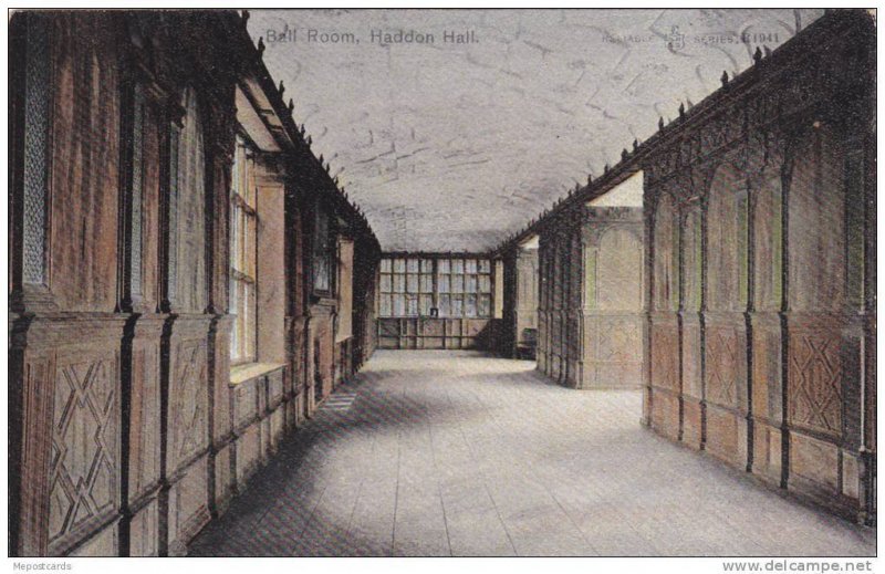 Ball Room, Haddon Hall, Derbyshire, England, 1900-1910s