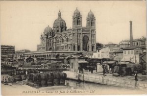 CPA MARSEILLE - Canal St-jean & cathedrale (156816)