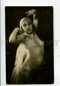 3101271 NUDE Woman BELLY DANCER vintage REAL PHOTO PC