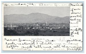 1905 City of Rutland Vermont VT PMC Schenectady NY Posted Postcard