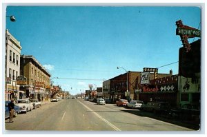 Burley Idaho ID Postcard Marketing Distribution Center Main Street 1967 Antique