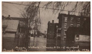 Flood  Disasters Connecticut Hartford March 1936  Angry Water Pleasant St