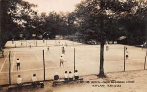 Mayland Tennessee Camp Nakanawa Round Robin Real Photo Postcard AA110479