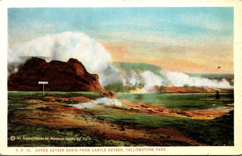 Yellowstone National Park Upper Geyyser Basin From Castle Geyser Haynes Photo