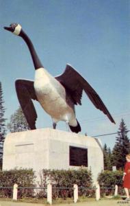 ONTARIO WAWA TRANS-CANADA HIGHWAY MONUMENT STEEL GOOSE