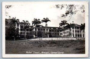 Panama Postcard Hotel Tivoli Ancon Canal Zone 1946 Vintage RPPC Photo